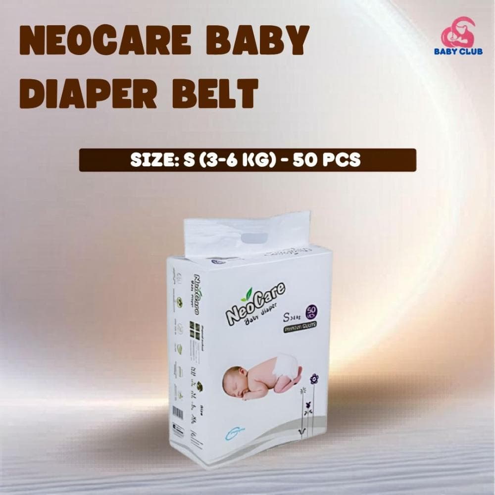 Neocare Baby Diaper Belt S (3-6kg)-50 pcs