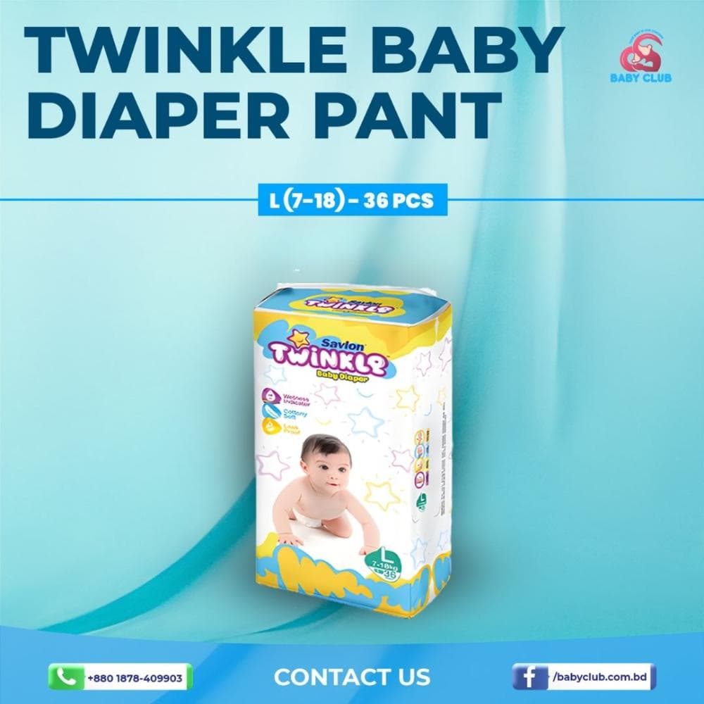 Twinkle Baby Diaper Belt L (7-18 kg)-36 pcs