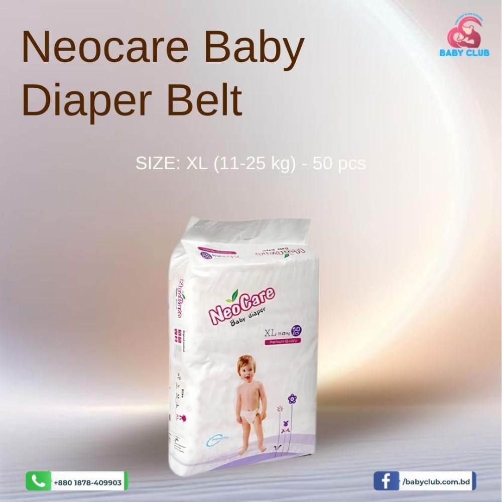 Neocare Baby Diaper Belt xl (11-25 kg)-50 pcs