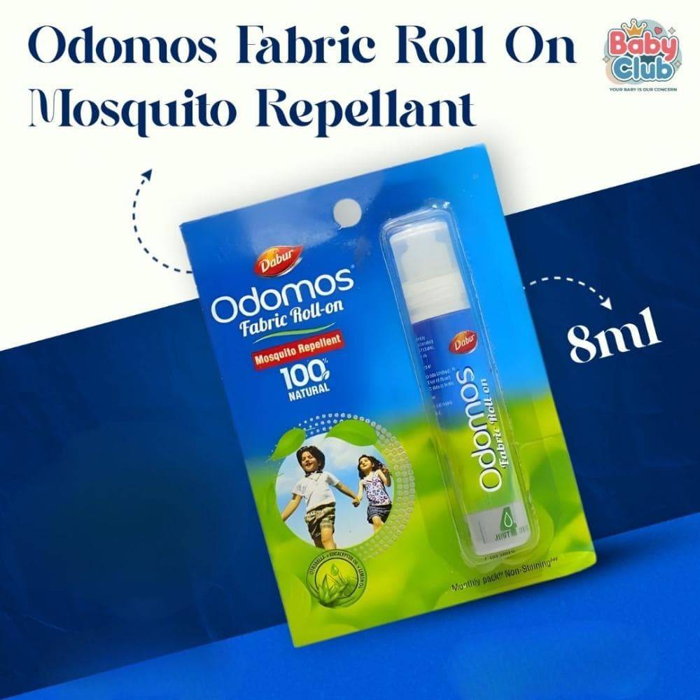 Odomos Fabric Roll On Mosquito Repellant – 8ml