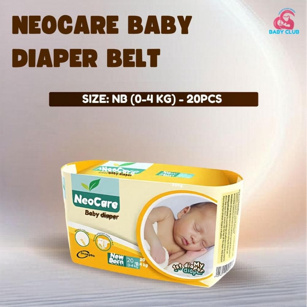 Neocare Baby Diaper Belt NB (0-4kg)-20 pcs