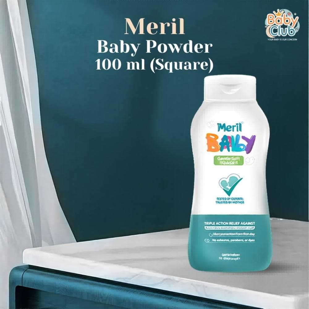 Meril Baby Powder – 100ml (Square)