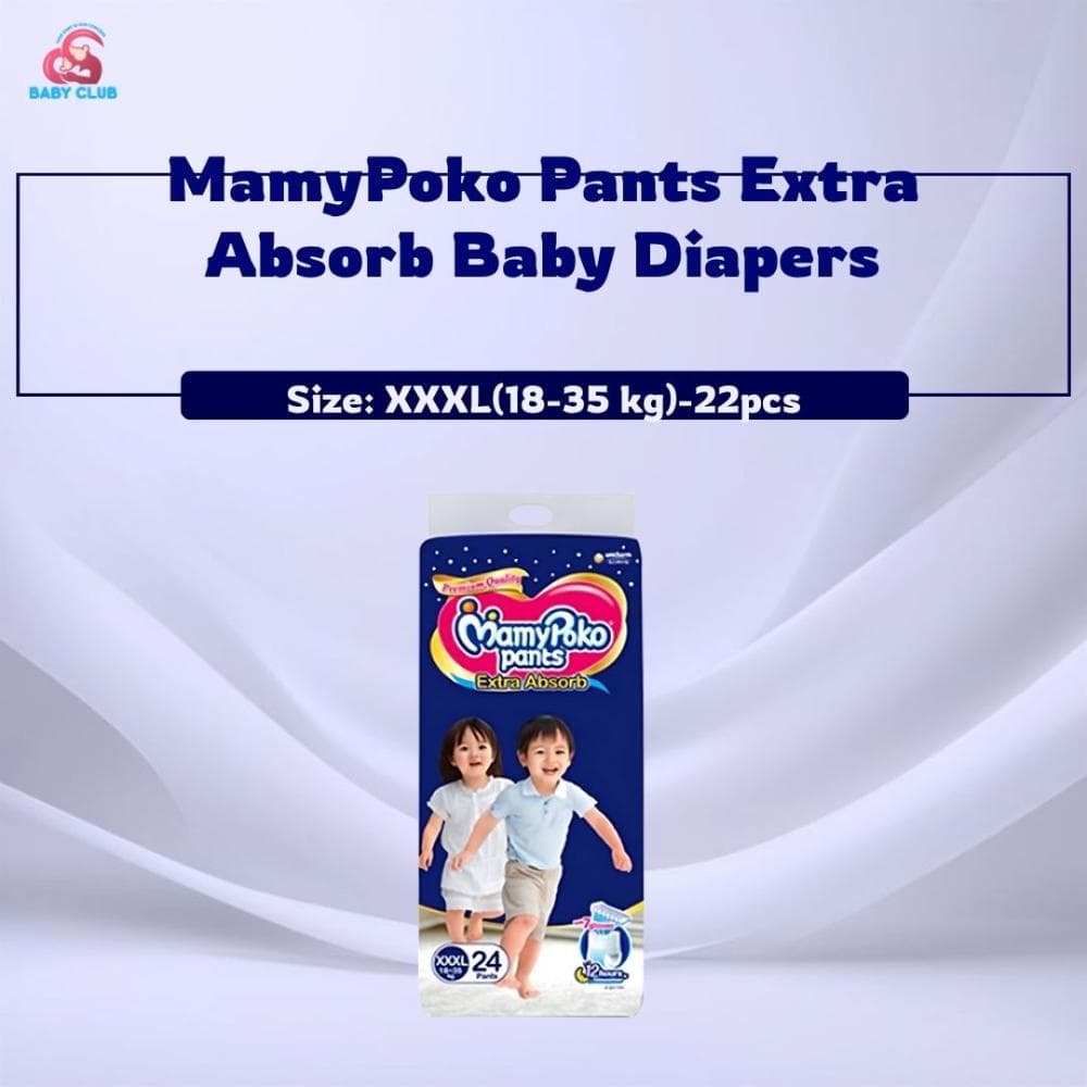 MamyPoko Pants Extra Absorb Baby Diapers XXXL(18-35 kg)-22pcs