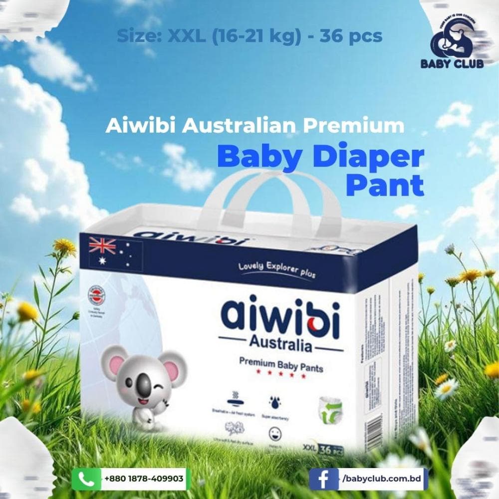 Aiwibi Premium Baby Pant Diaper Ultra Thin XXL (16-21 kg)