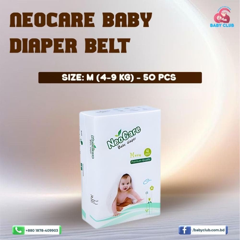 Neocare Baby Diaper Belt M (4-9kg)-50pcs