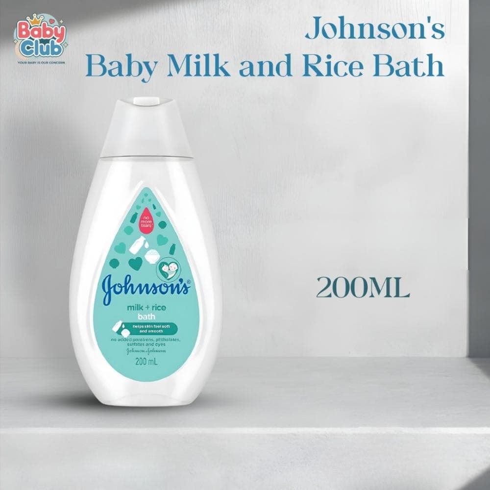 Johnson's Baby Milk and Rice Bath-200ml